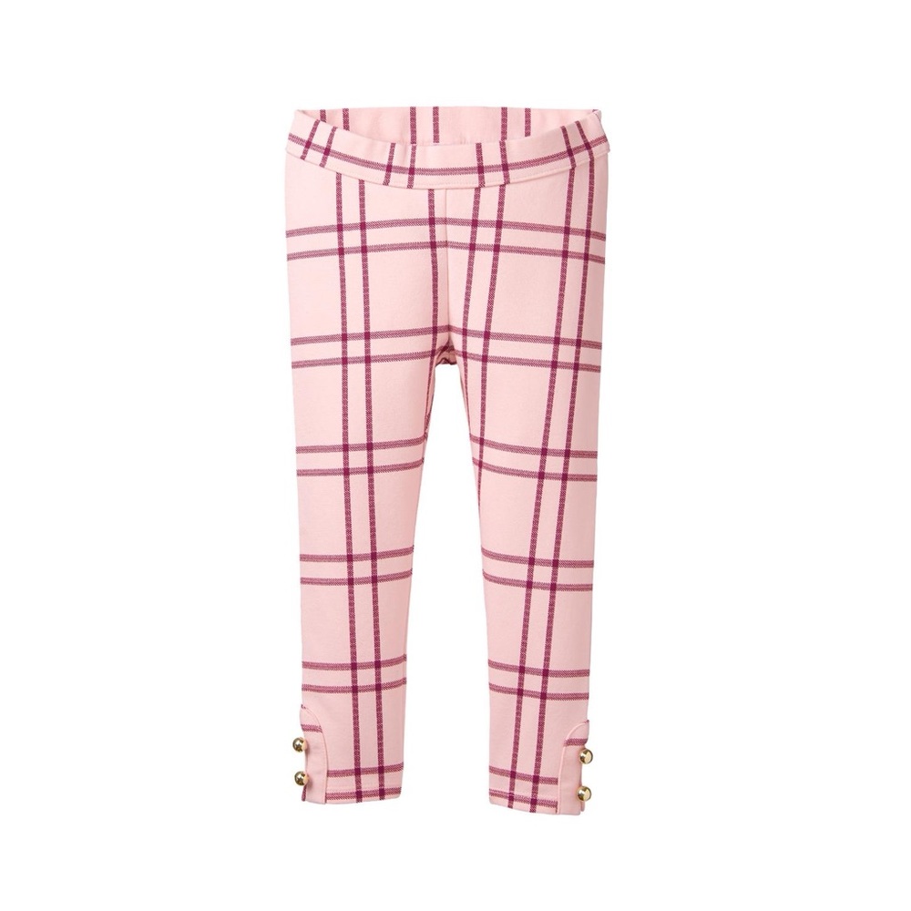 Janie and Jack Plaid Ponte Pant (2T)